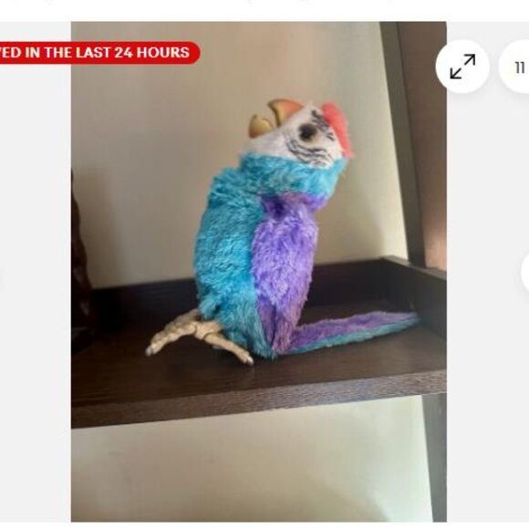 Fur Real Furreal Friends Talking Parrot Squawkers McCaw Hasbro 2007 Tested - Picture 4 of 13